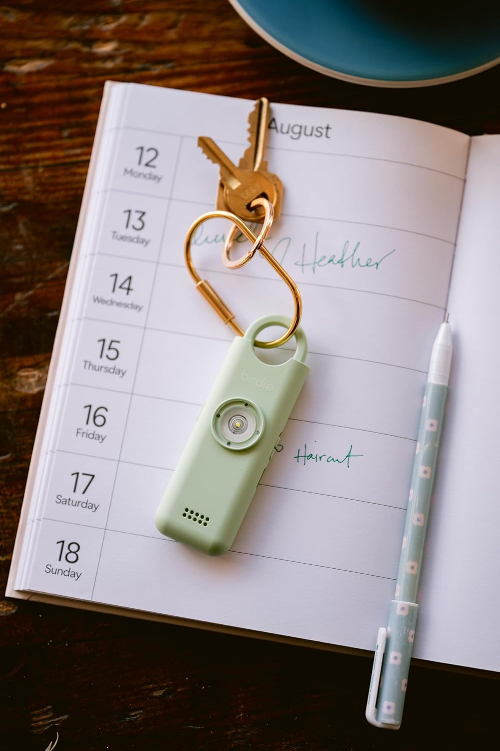 She’s Birdie 3.0 New Version – The Original Personal Safety Alarm for Women by Women–Loud Siren, Flash Light and Rechargeable Battery in a Variety of Colors (Aqua Blue) - Image 6