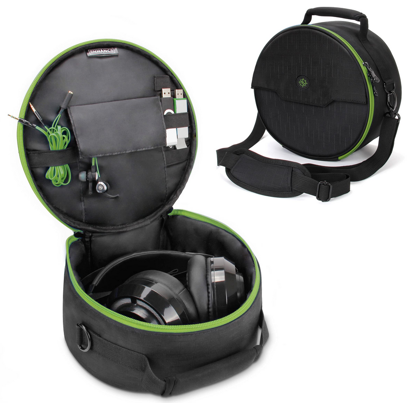 ENHANCE universal gaming headset travel case"