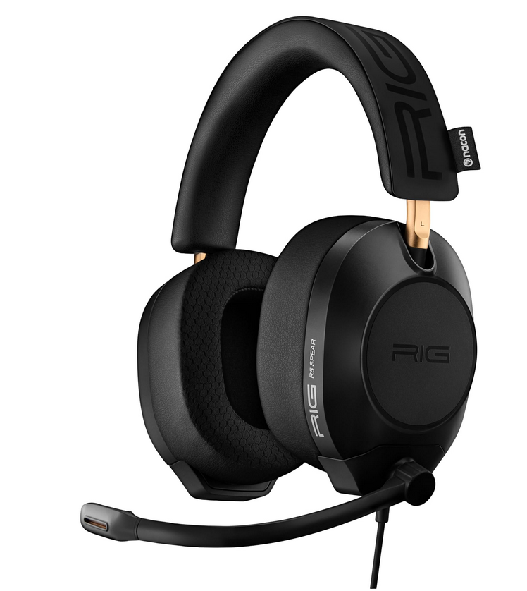 RIG R5 Max HD wired gaming headset for travel audiophiles